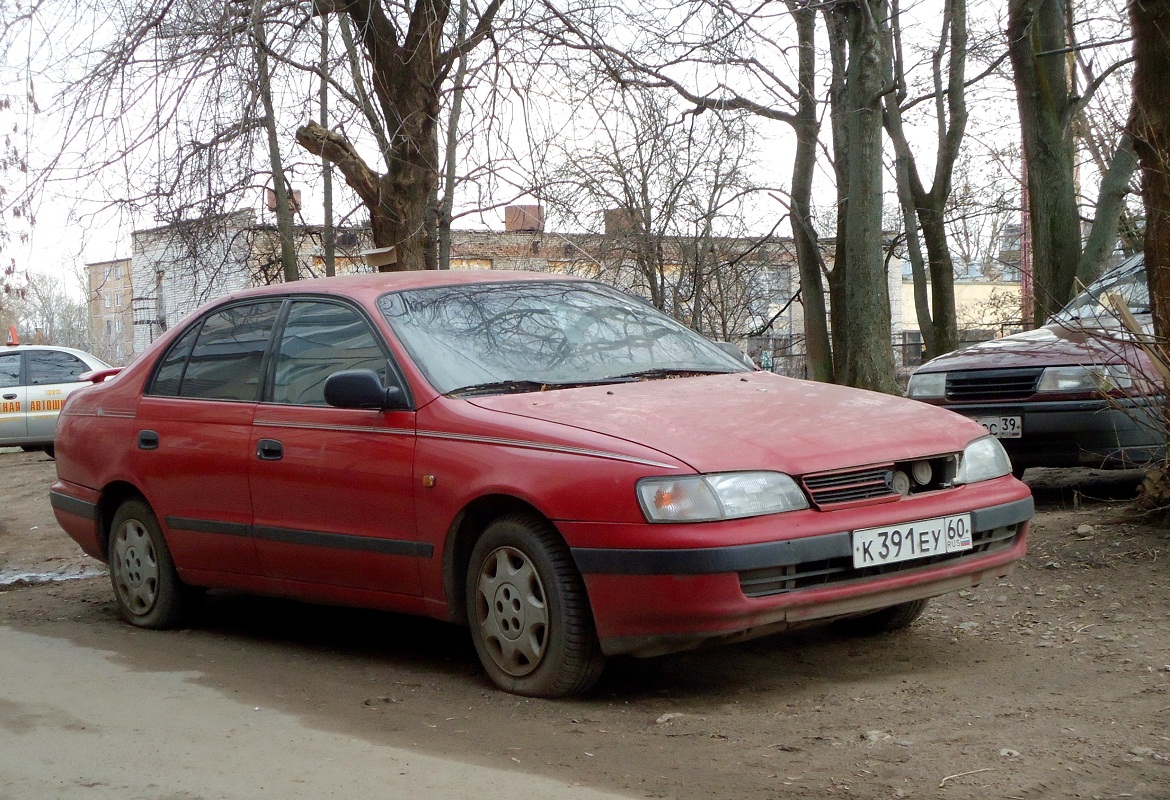 Псковская область, № К 391 ЕУ 60 — Toyota Carina E '92–97