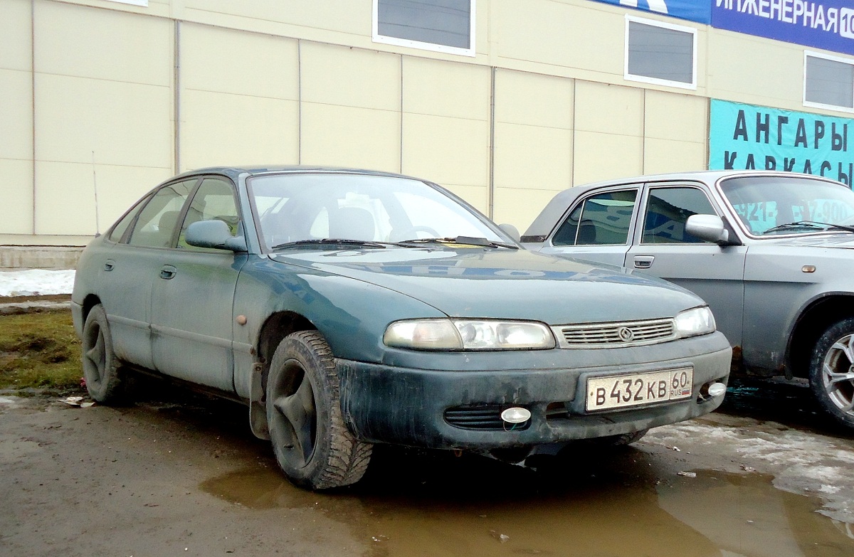 Псковская область, № В 432 КВ 60 — Mazda 626 (GE) '91-97