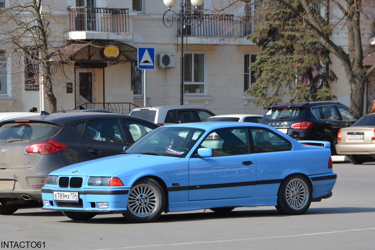Волгоградская область, № Е 789 МХ 134 — BMW 3 Series (E36) '90-00