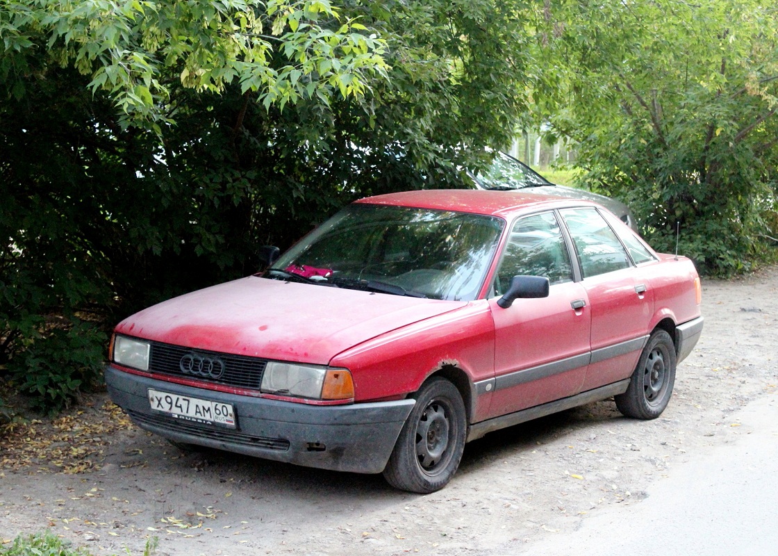 Псковская область, № Х 947 АМ 60 — Audi 80 (B3) '86-91
