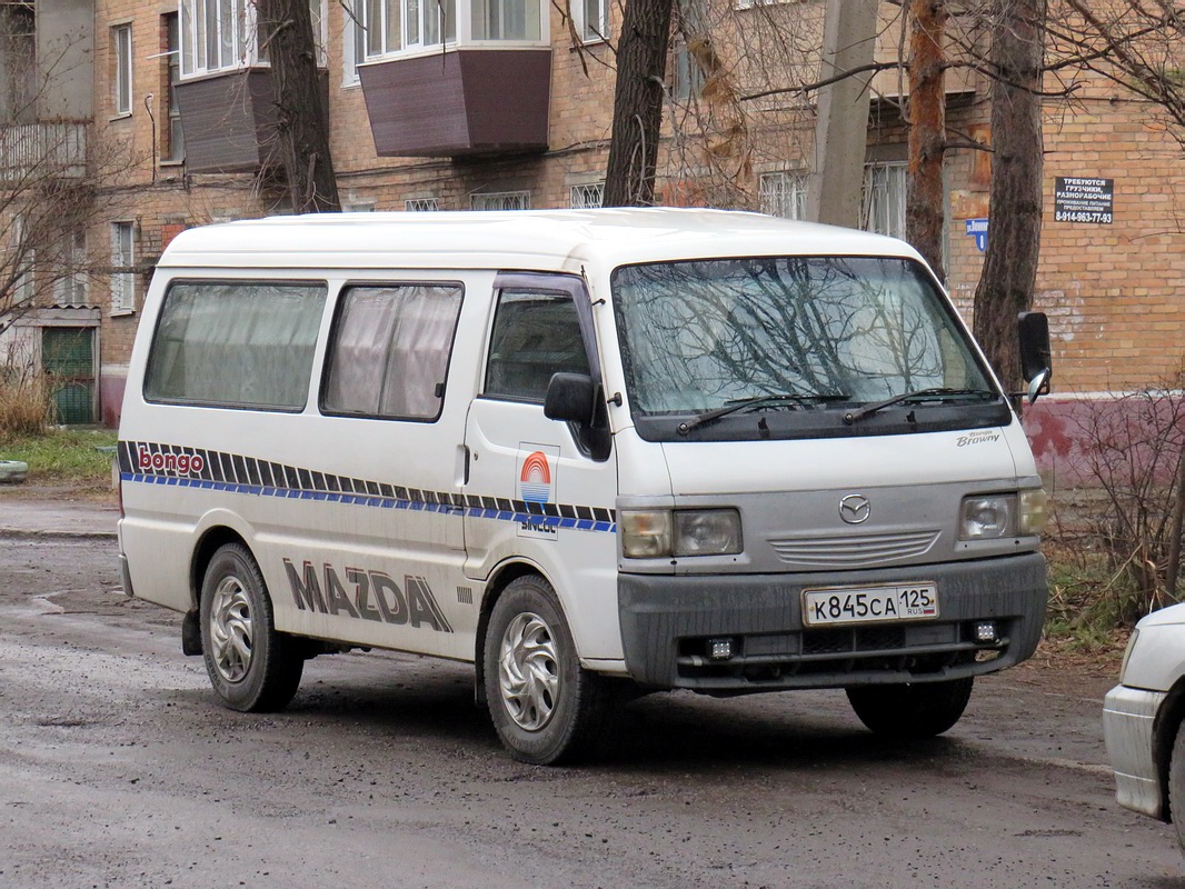 Приморский край, № К 845 СА 125 — Mazda Bongo (3G) '83-99