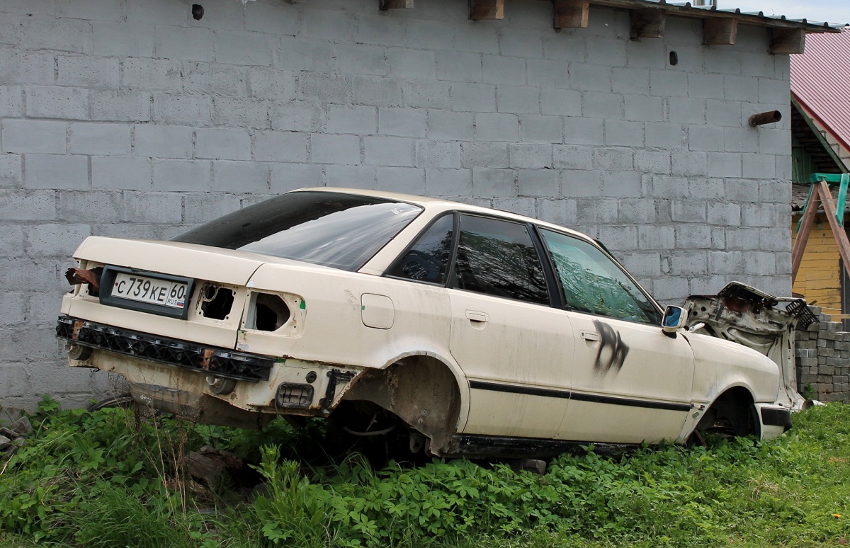 Псковская область, № С 739 КЕ 60 — Audi 80 (B4) '91-96