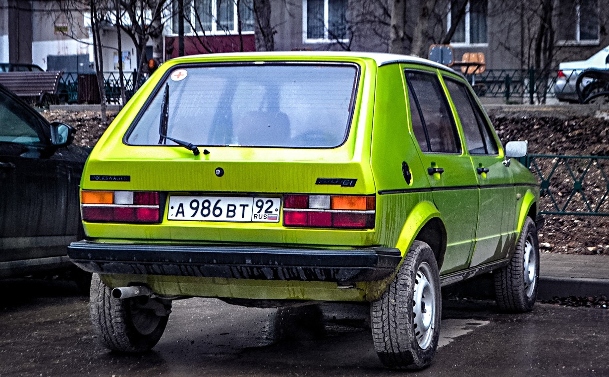 Севастополь, № А 986 ВТ 92 — Volkswagen Golf (Typ 17) '74-88