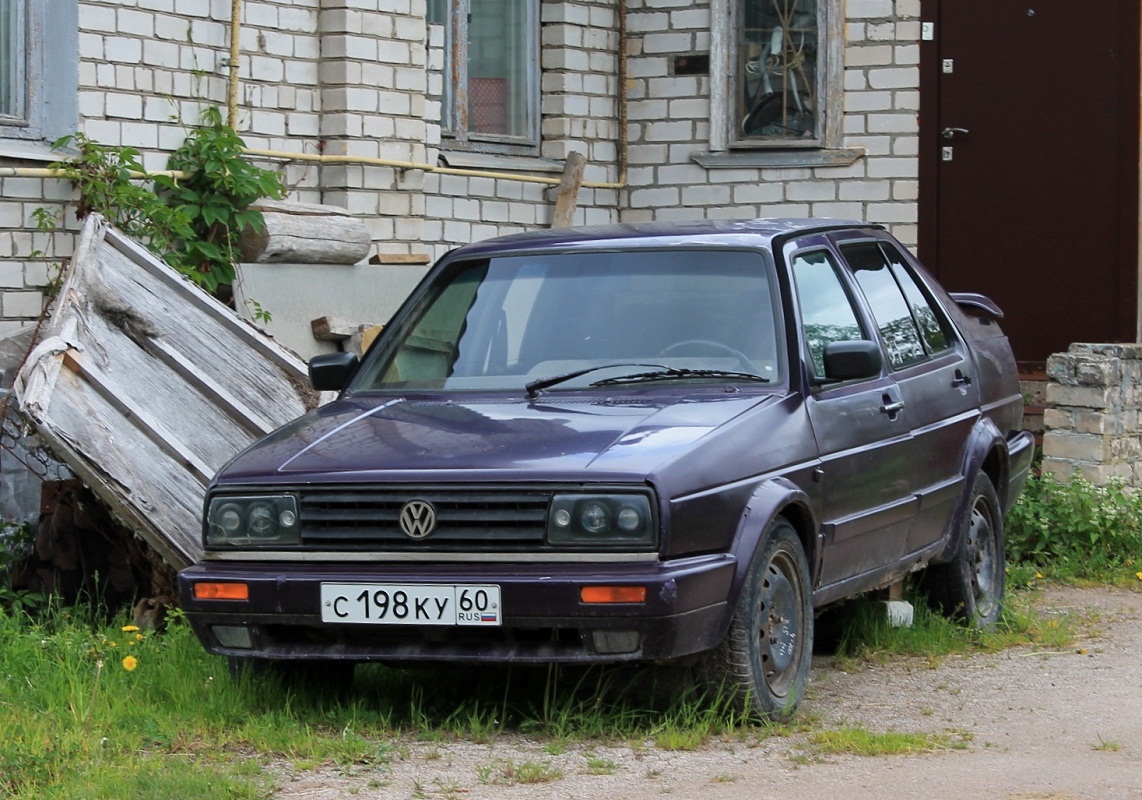 Псковская область, № С 198 КУ 60 — Volkswagen Jetta Mk2 (Typ 16) '84-92