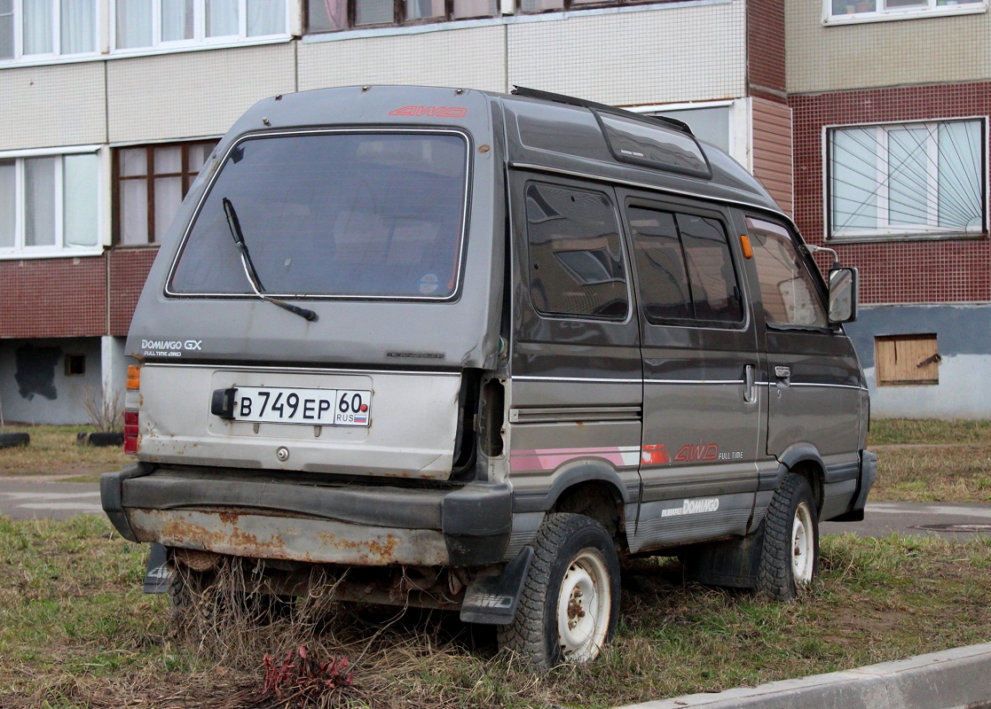 Псковская область, № В 749 ЕР 60 — Subaru Domingo (KJ) '83-91