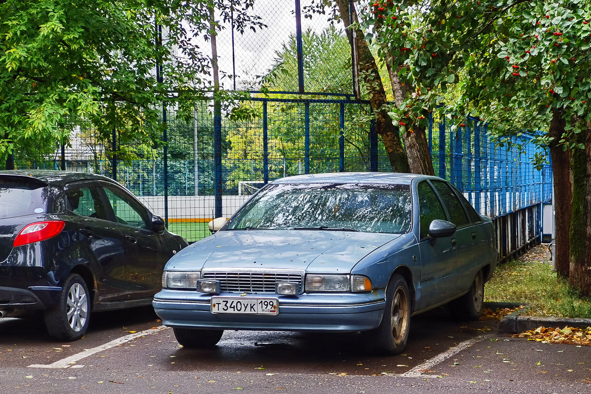 Москва, № Т 340 УК 199 — Chevrolet Caprice (4G) '90-96