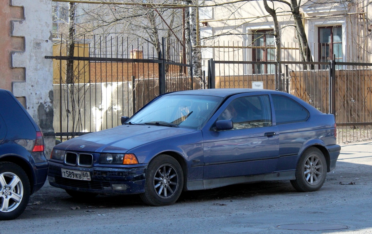Псковская область, № Т 589 КВ 60 — BMW 3 Series (E36) '90-00