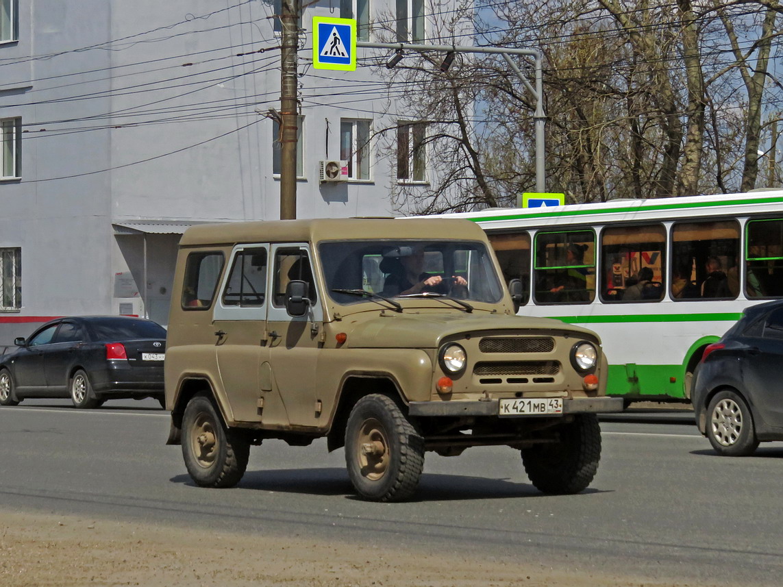 Кировская область, № К 421 МВ 43 — УАЗ-469 '72-85