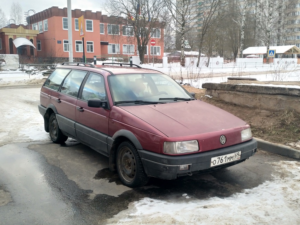 Тверская область, № О 761 ММ 69 — Volkswagen Passat (B3) '88-93
