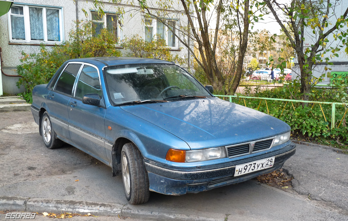 Архангельская область, № Н 973 УХ 29 — Mitsubishi Galant (6G) '87-92