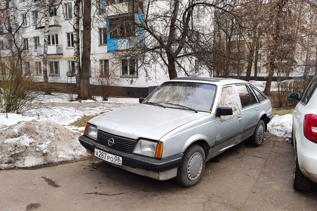 Москва, № А 287 РО 08 — Opel Ascona (C) '81-88