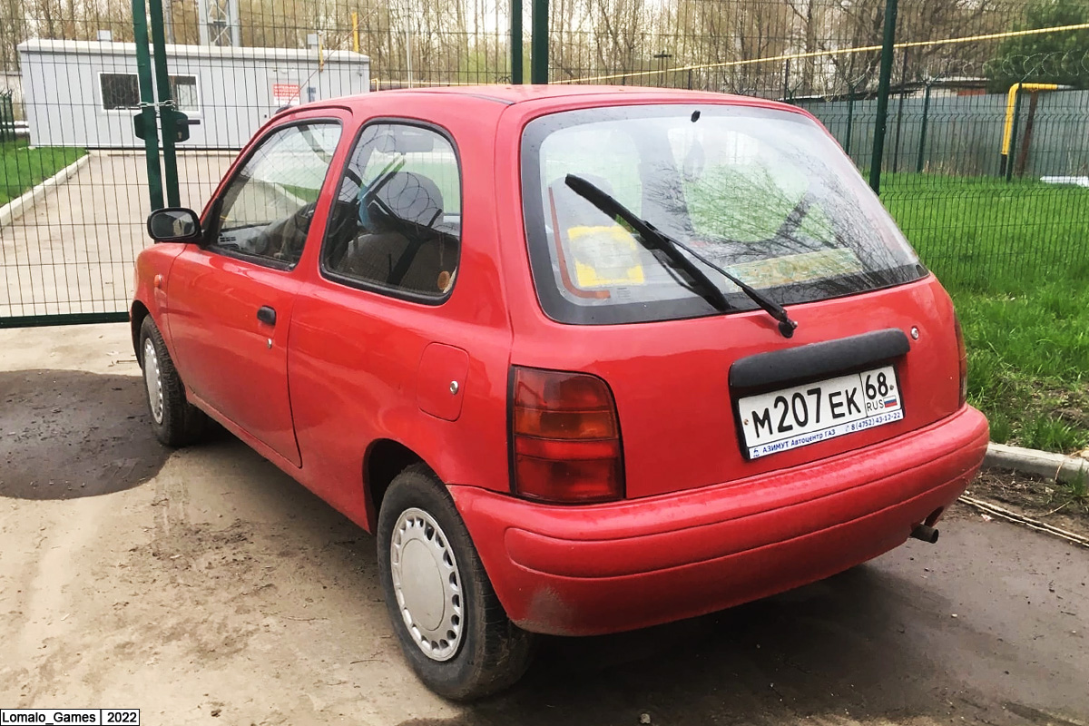 Тамбовская область, № М 207 ЕК 68 — Nissan Micra (K11) '92-03