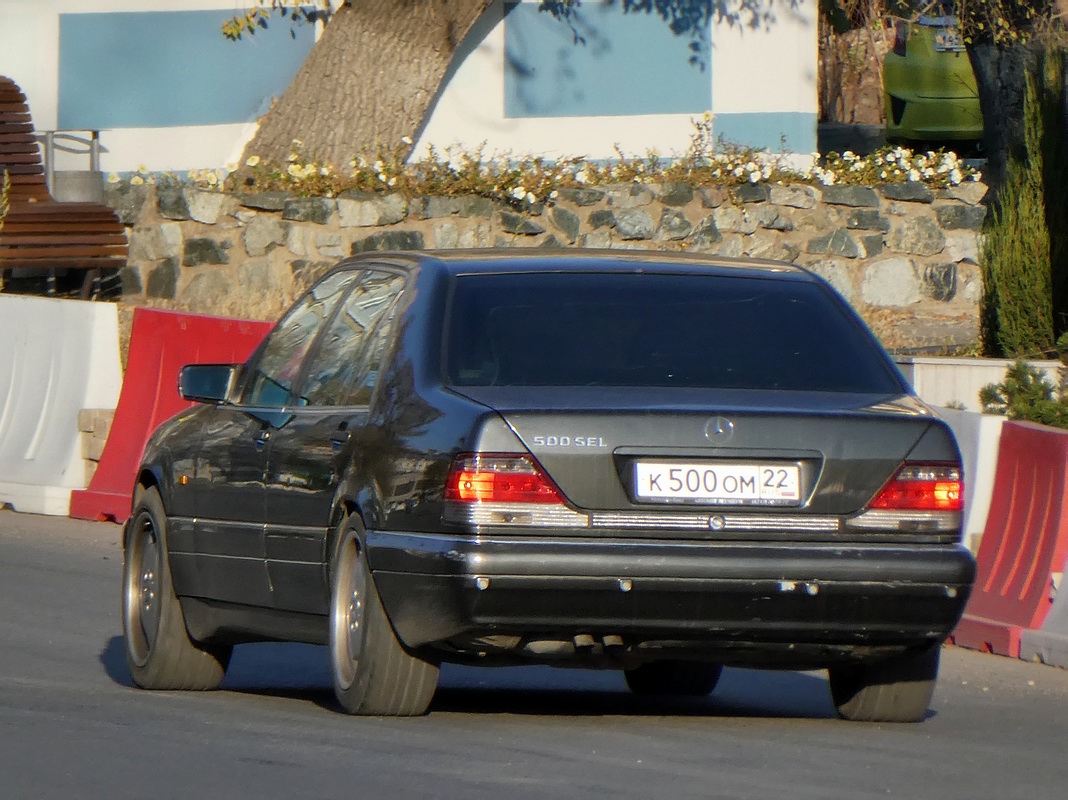 Алтайский край, № К 500 ОМ 22 — Mercedes-Benz (W140) '91-98