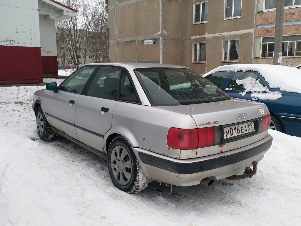 Тверская область, № М 016 ЕА 69 — Audi 80 (B4) '91-96