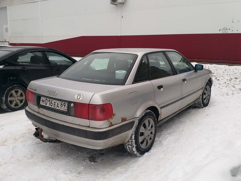 Тверская область, № М 016 ЕА 69 — Audi 80 (B4) '91-96