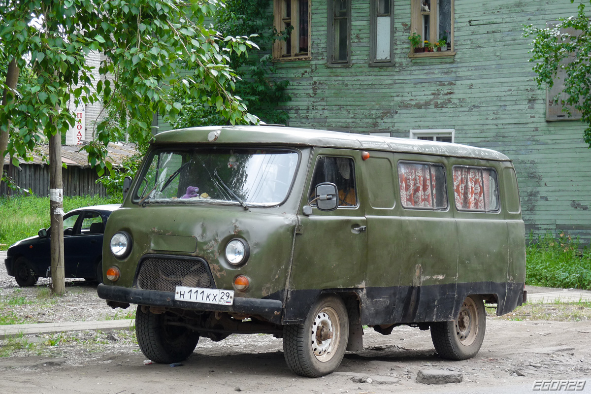 Архангельская область, № Н 111 КХ 29 — УАЗ-3962 '85-03