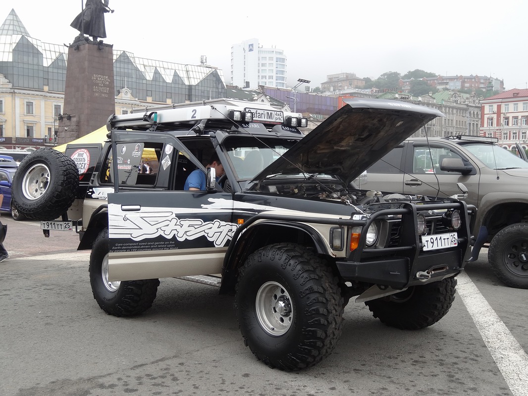 Приморский край, № Т 911 ТТ 25 — Nissan Patrol/Safari  (Y60) '87-97; Приморский край — Фестиваль автозвука и тюнинга во Владивостоке