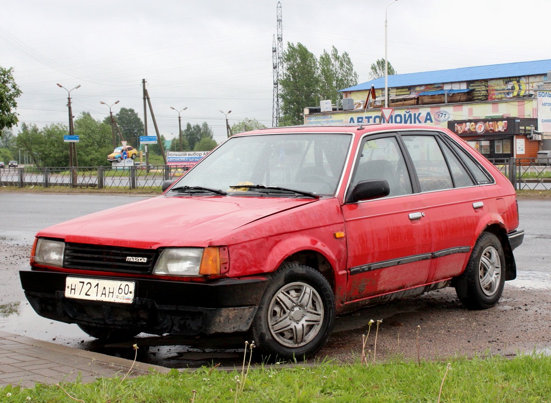Псковская область, № Н 721 АН 60 — Mazda 323 (BF) '86-94
