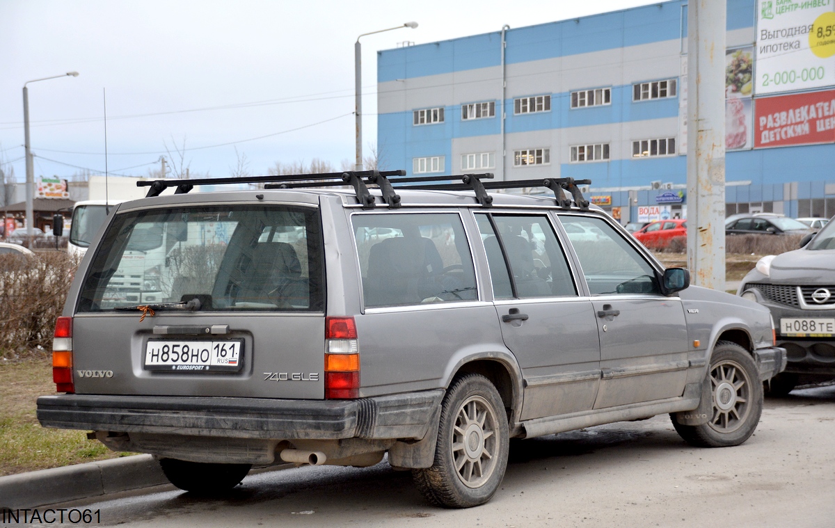 Ростовская область, № Н 858 НО 161 — Volvo 740 '84-92