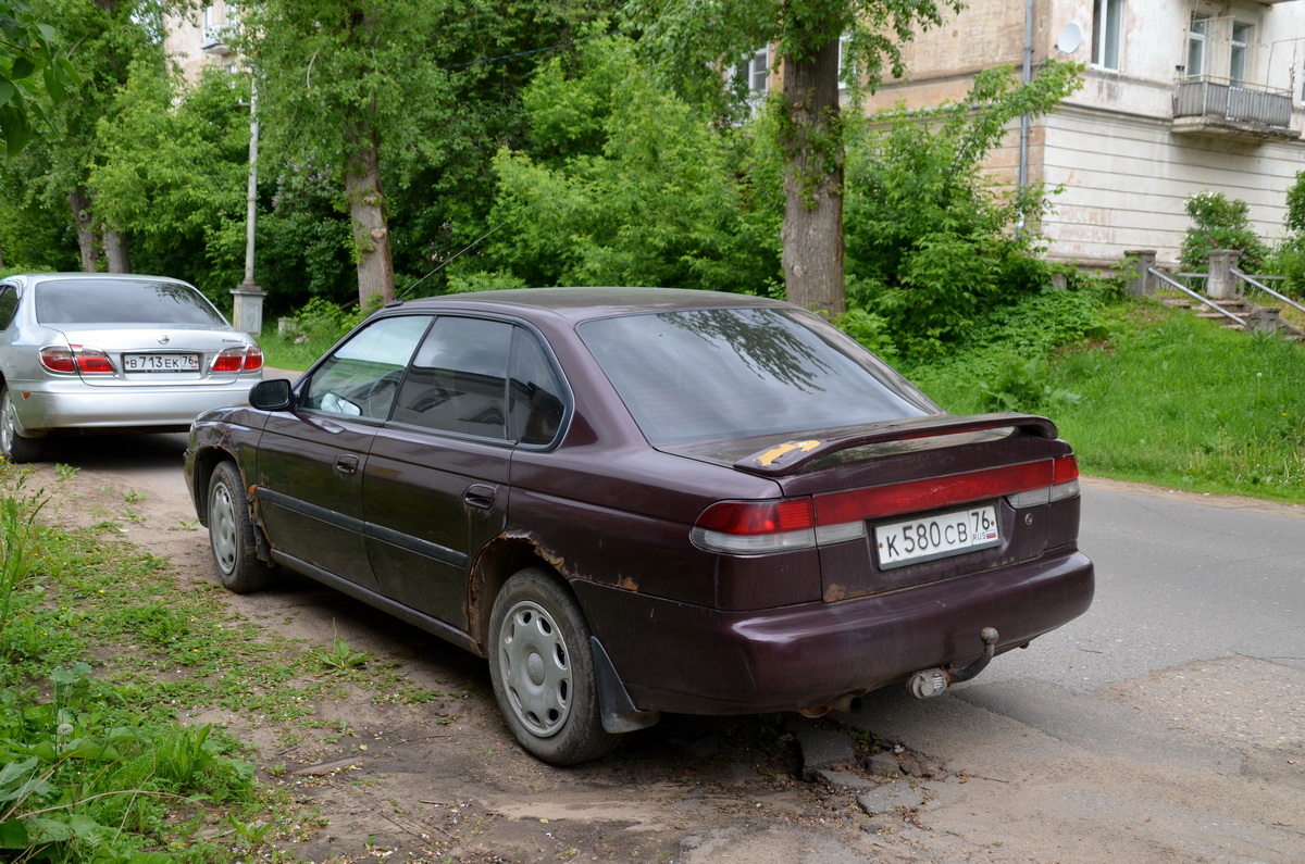 Ярославская область, № К 580 СВ 76 — Subaru Legacy '93–99