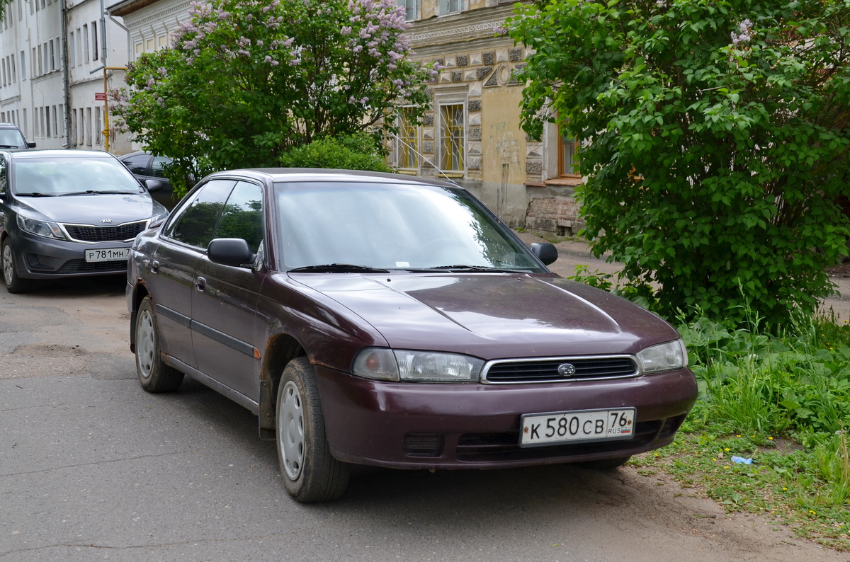Ярославская область, № К 580 СВ 76 — Subaru Legacy '93–99
