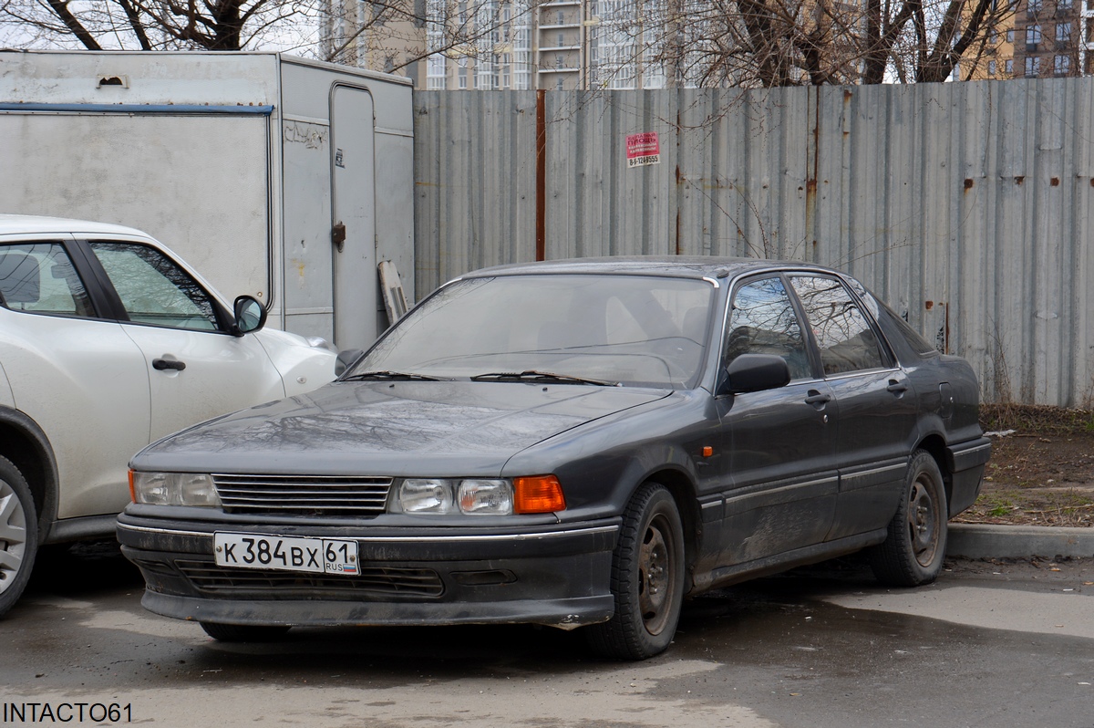 Ростовская область, № К 384 ВХ 61 — Mitsubishi Galant (6G) '87-92