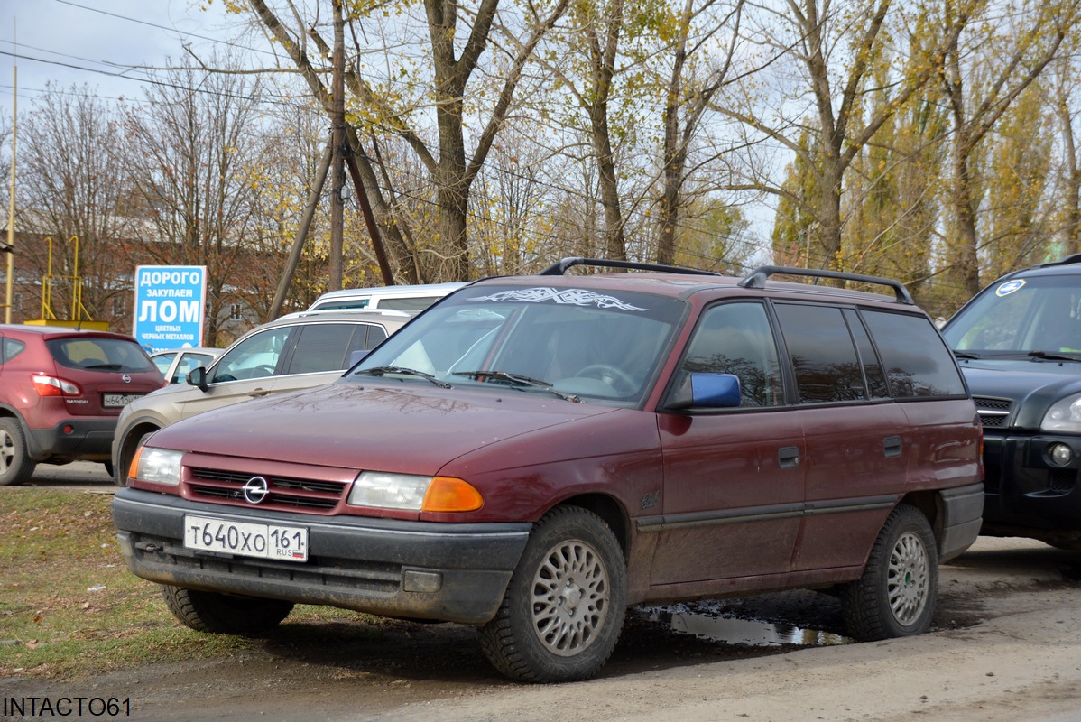 Ростовская область, № Т 640 ХО 161 — Opel Astra (F, T92) Caravan '91-98