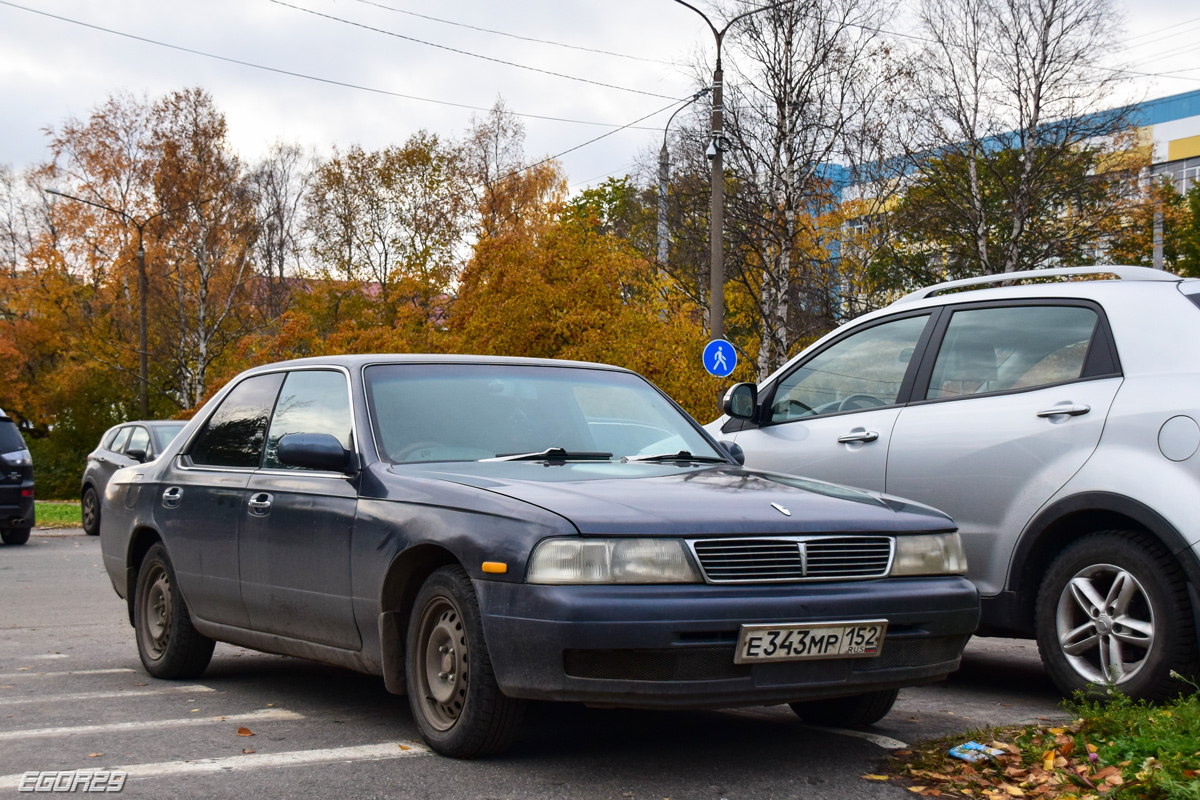 Архангельская область, № Е 343 МР 152 — Nissan Laurel (C34) '93-97