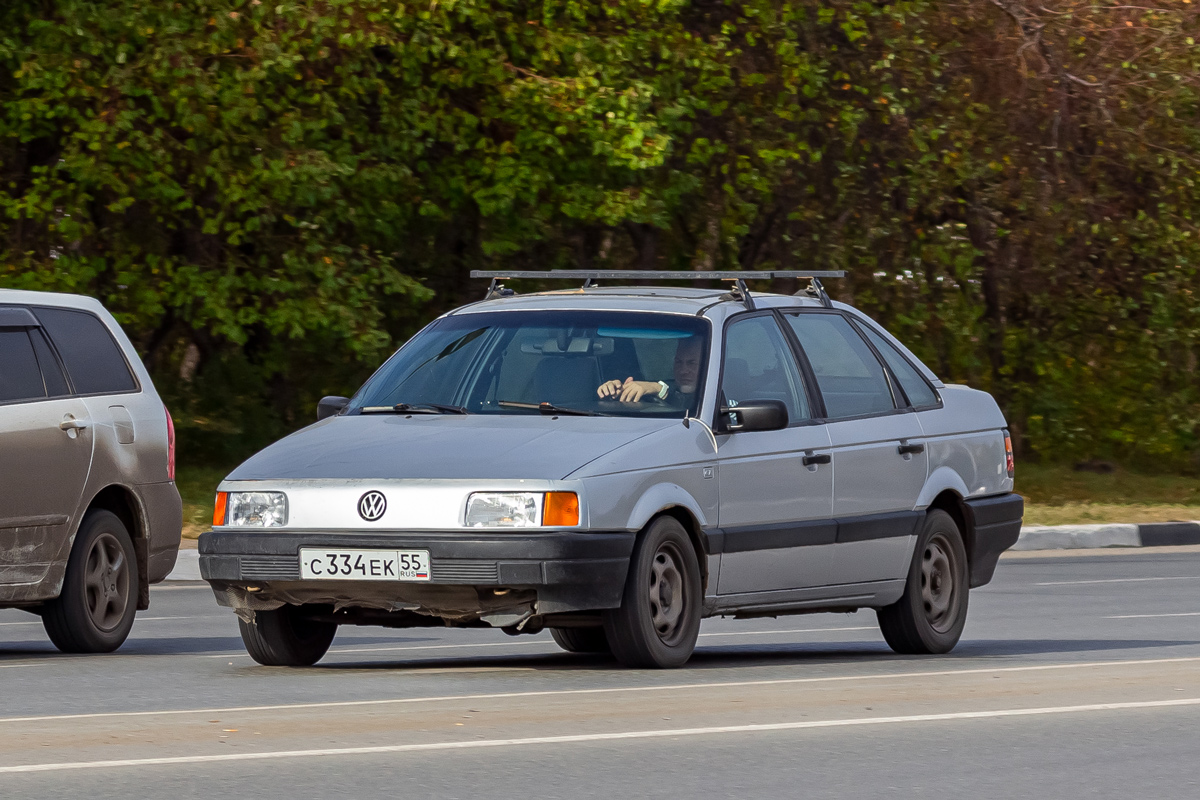 Омская область, № С 334 ЕК 55 — Volkswagen Passat (B3) '88-93