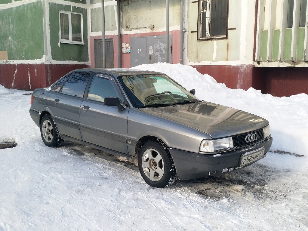 Тверская область, № Р 586 МЕ 69 — Audi 80 (B3) '86-91