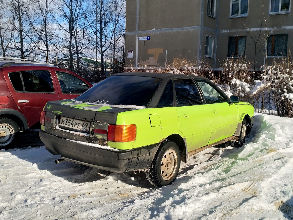 Тверская область, № М 354 РЕ 69 — Audi 80 (B3) '86-91