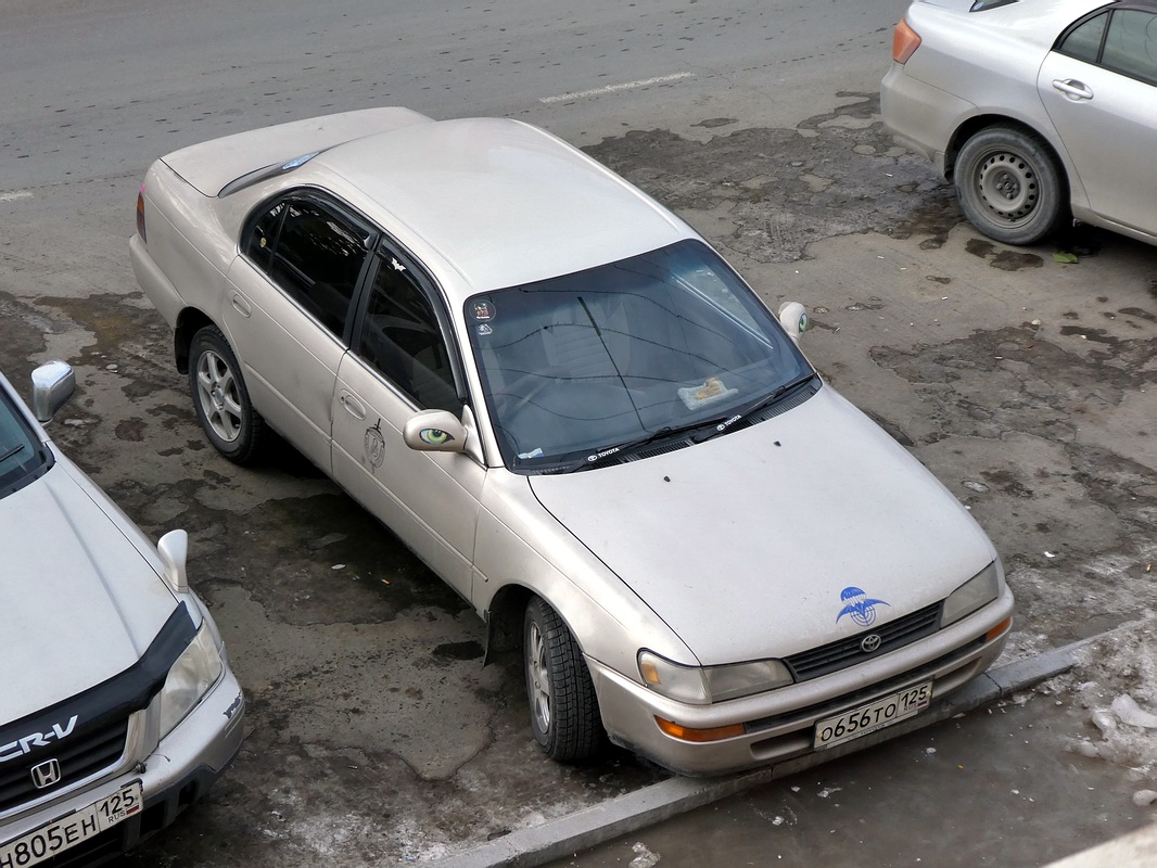 Приморский край, № О 656 ТО 125 — Toyota Corolla (E100) '91-02