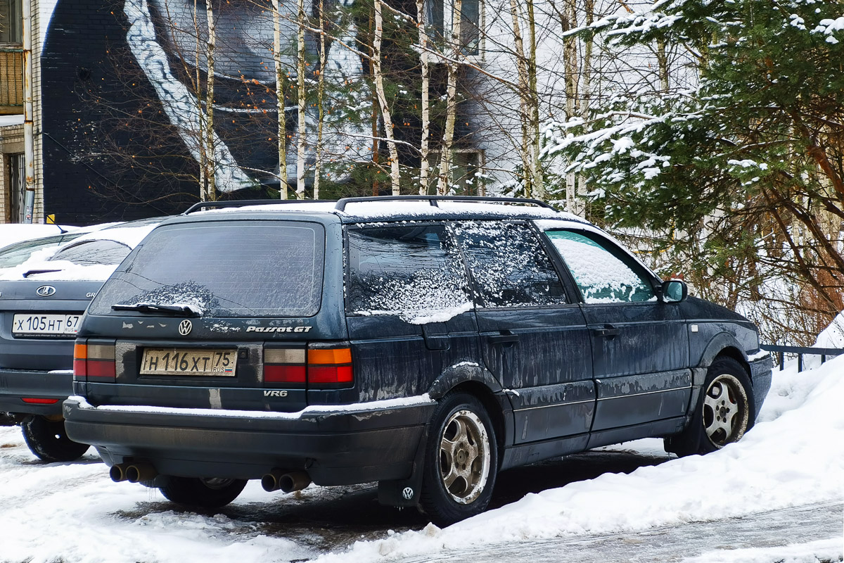 Москва, № Н 116 ХТ 75 — Volkswagen Passat (B3) '88-93