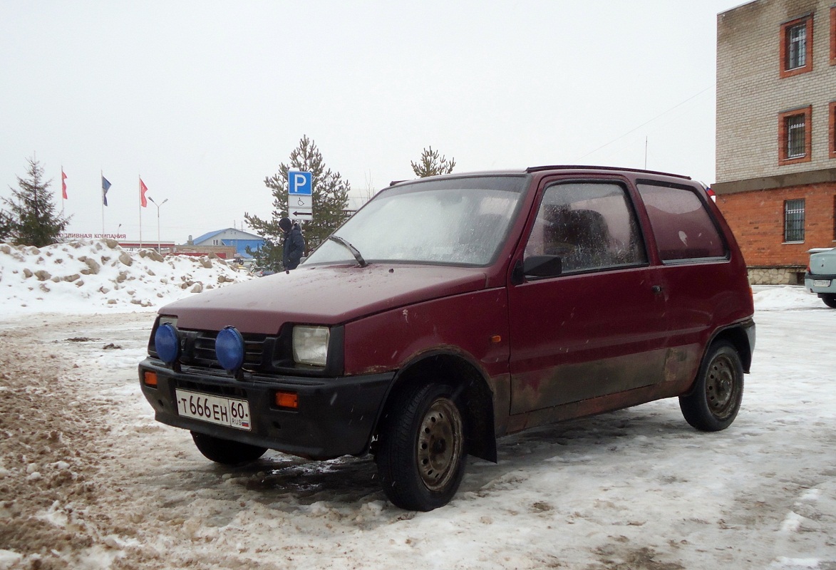 Псковская область, № Т 666 ЕН 60 — ВАЗ-1111 Ока (СеАЗ) '95-08