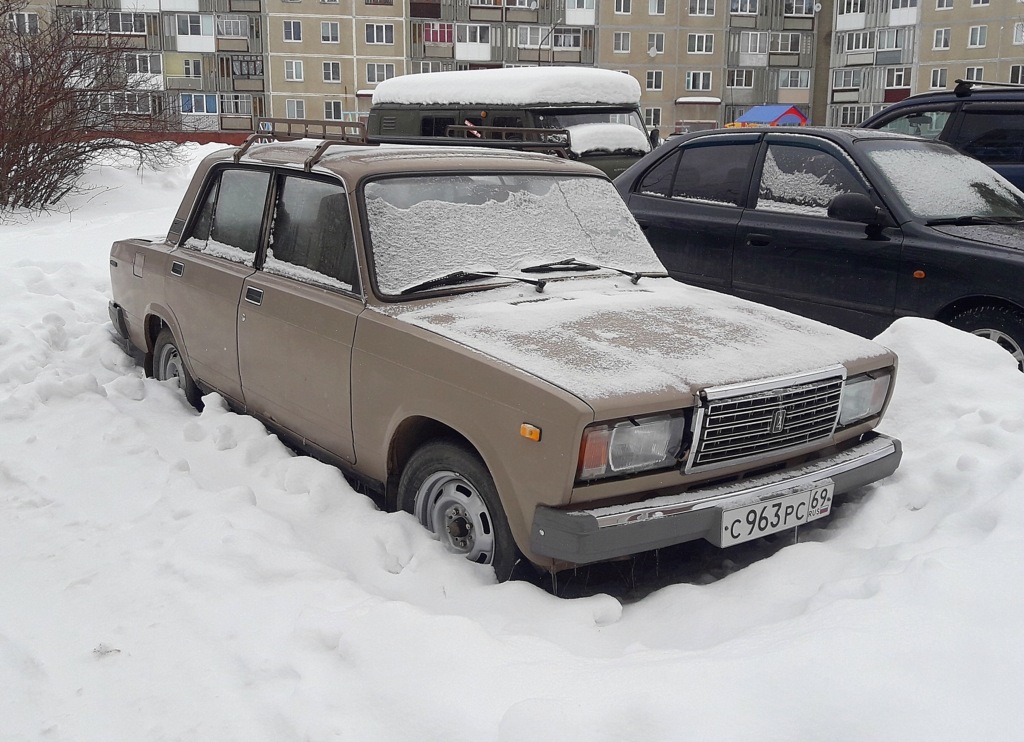 Тверская область, № С 963 РС 69 — ВАЗ-2107 '82-88