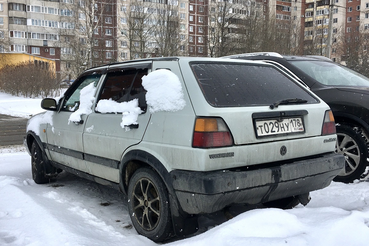 Санкт-Петербург, № Т 029 НУ 178 — Volkswagen Golf (Typ 19) '83-92