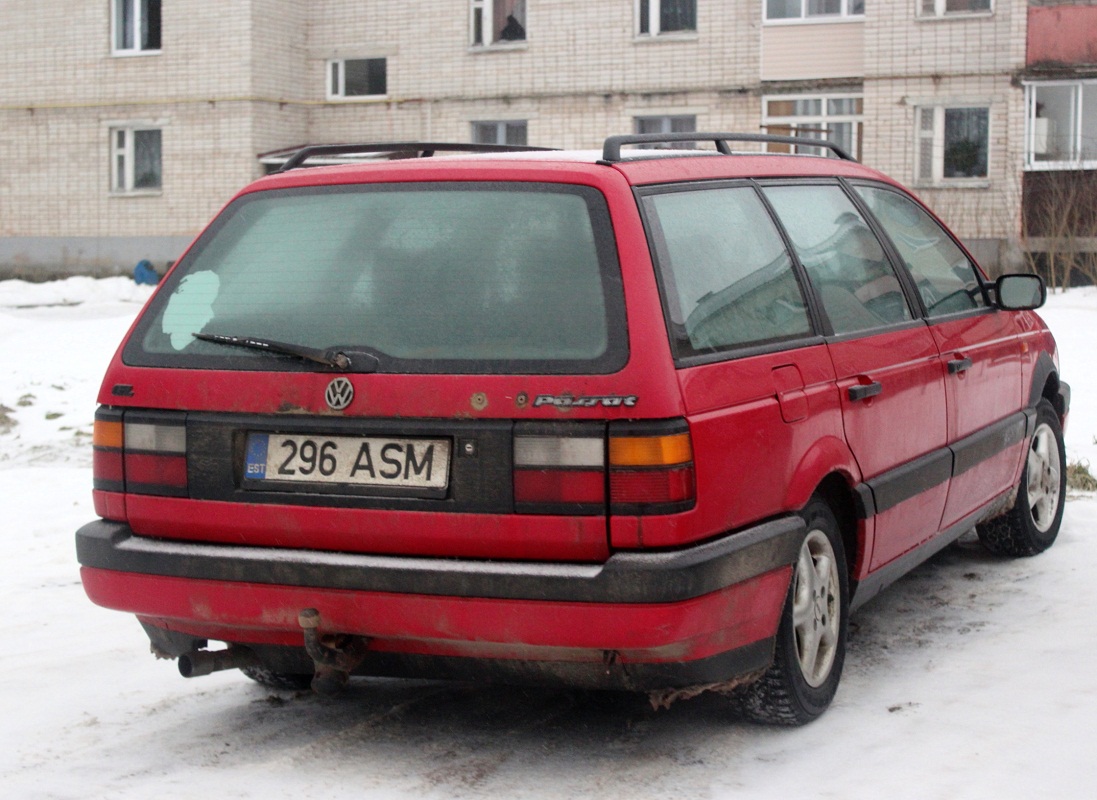 Эстония, № 296 ASM — Volkswagen Passat (B3) '88-93