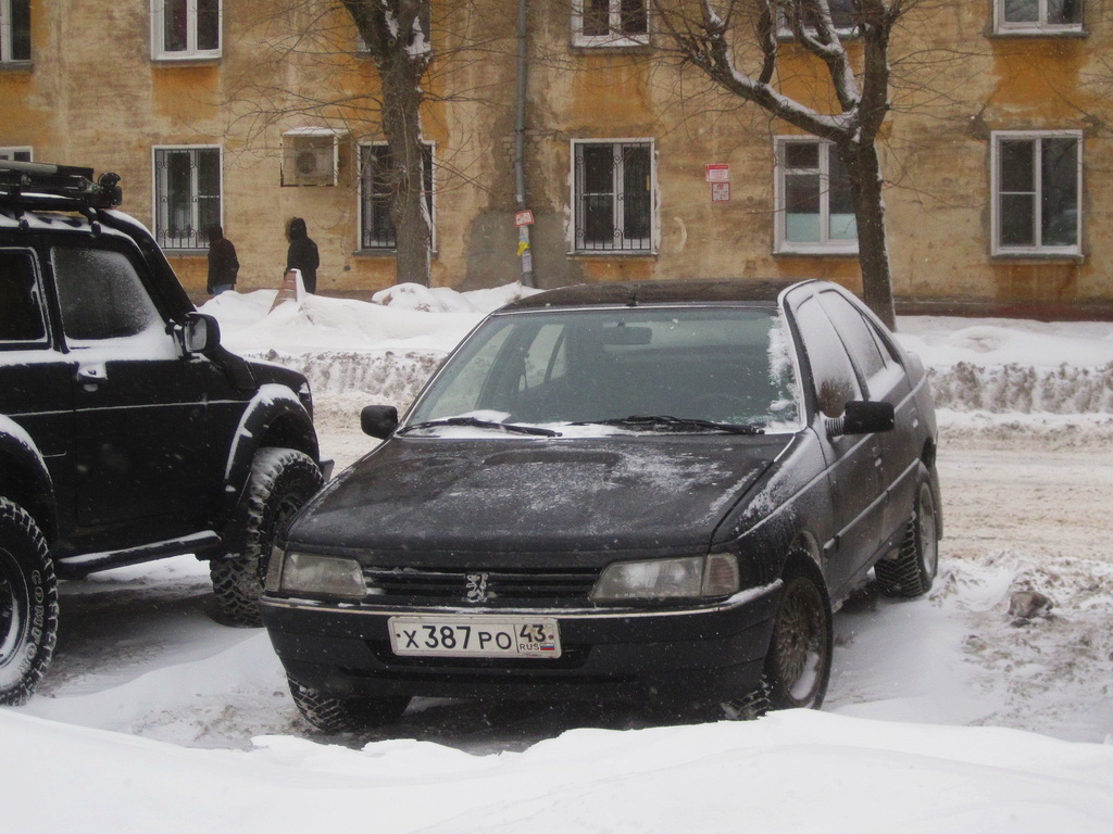 Кировская область, № Х 387 РО 43 — Peugeot 405 '87-93