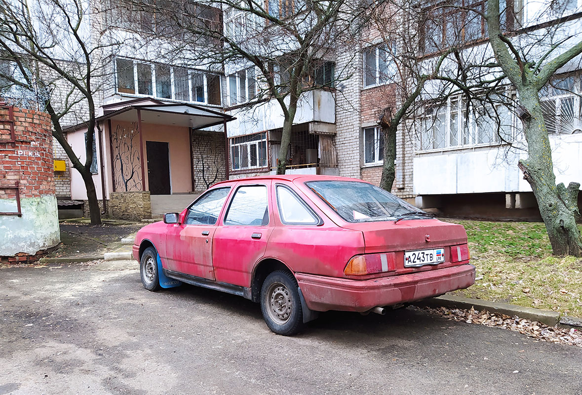 Луганская область, № А 243 ТВ — Ford Sierra MkI '82-87