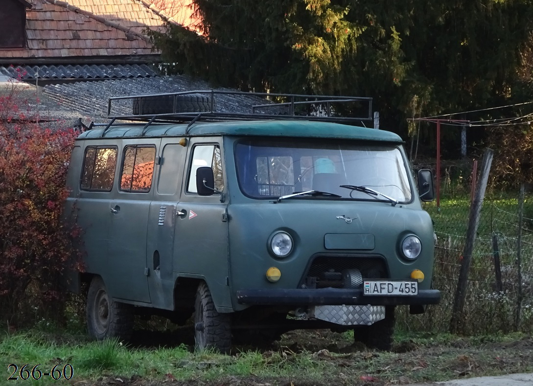 Венгрия, № AFD-455 — УАЗ-3741 '85–03