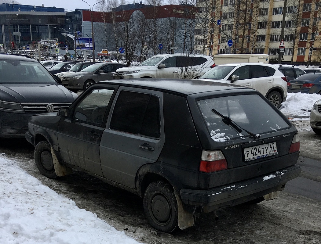 Ленинградская область, № Р 424 ТУ 47 — Volkswagen Golf (Typ 19) '83-92