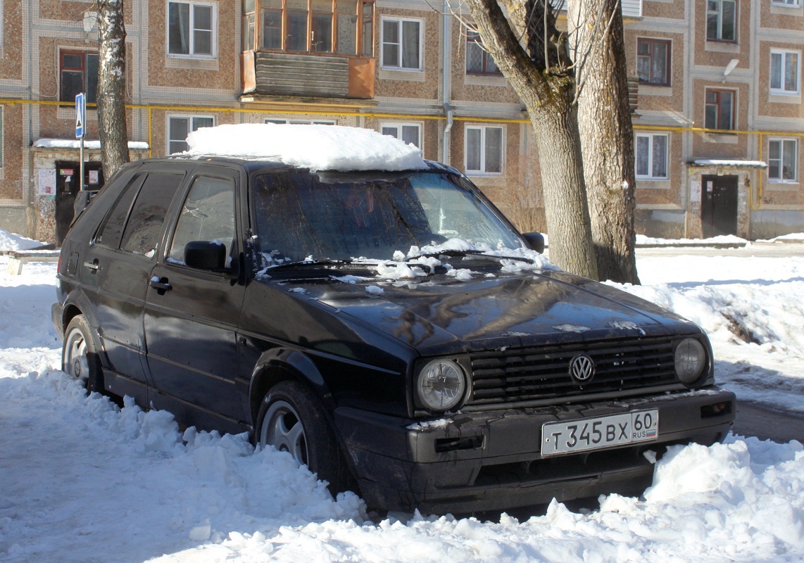 Псковская область, № Т 345 ВХ 60 — Volkswagen Golf (Typ 19) '83-92