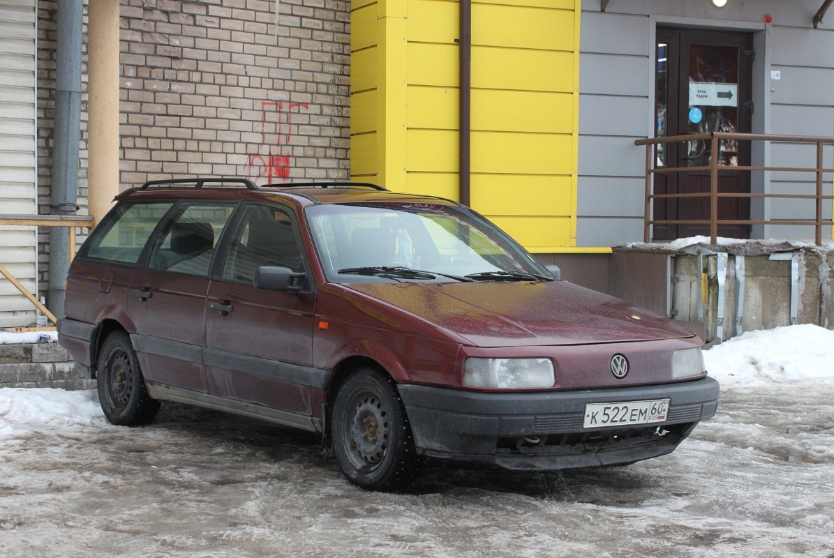 Псковская область, № К 522 ЕМ 60 — Volkswagen Passat (B3) '88-93