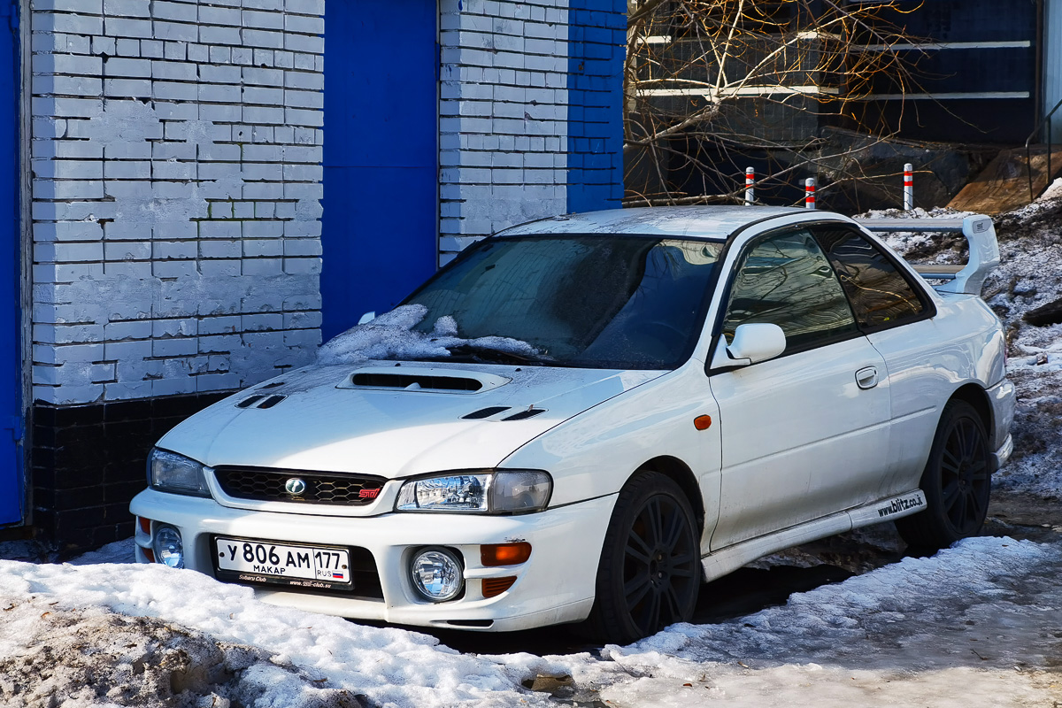 Москва, № У 806 АМ 177 — Subaru Impreza '92-01