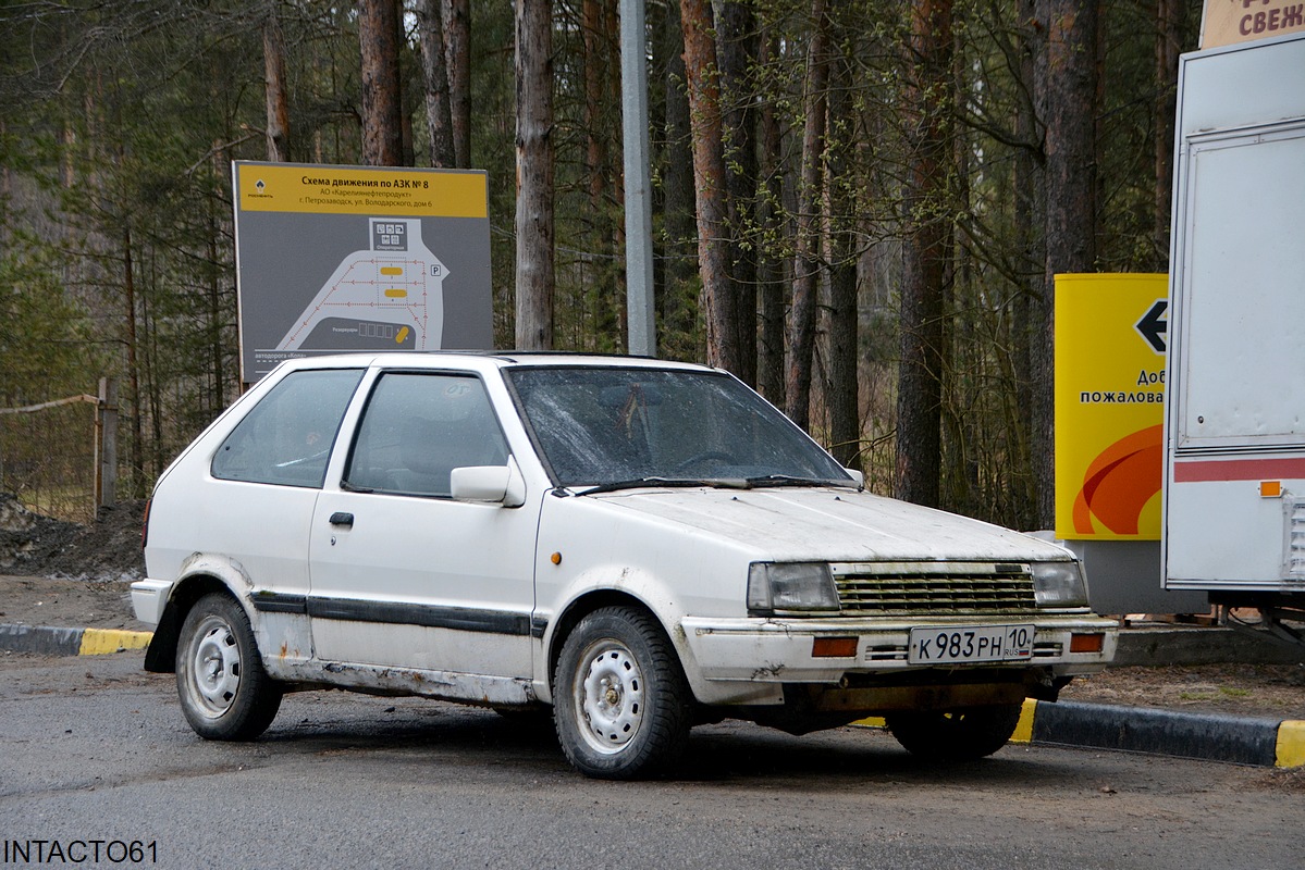 Карелия, № К 983 РН 10 — Nissan Micra (K10) '82-92