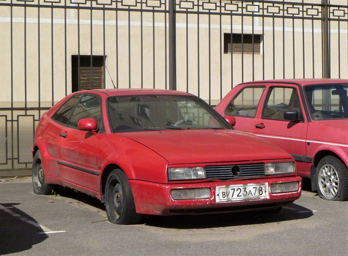 Санкт-Петербург, № ВУ 723 А 78 — Volkswagen Corrado '88-95