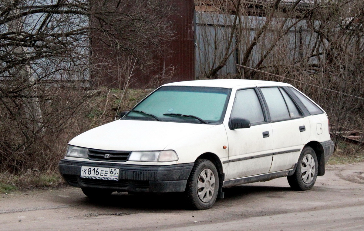 Псковская область, № К 816 ЕЕ 60 — Hyundai Pony (X2) '1989–94