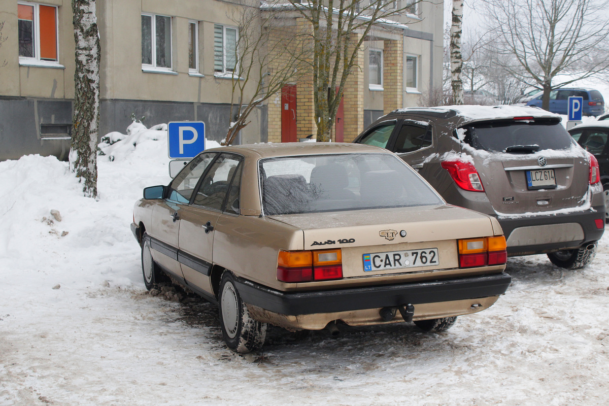 Литва, № CAR 762 — Audi 100 (C3) '82-91