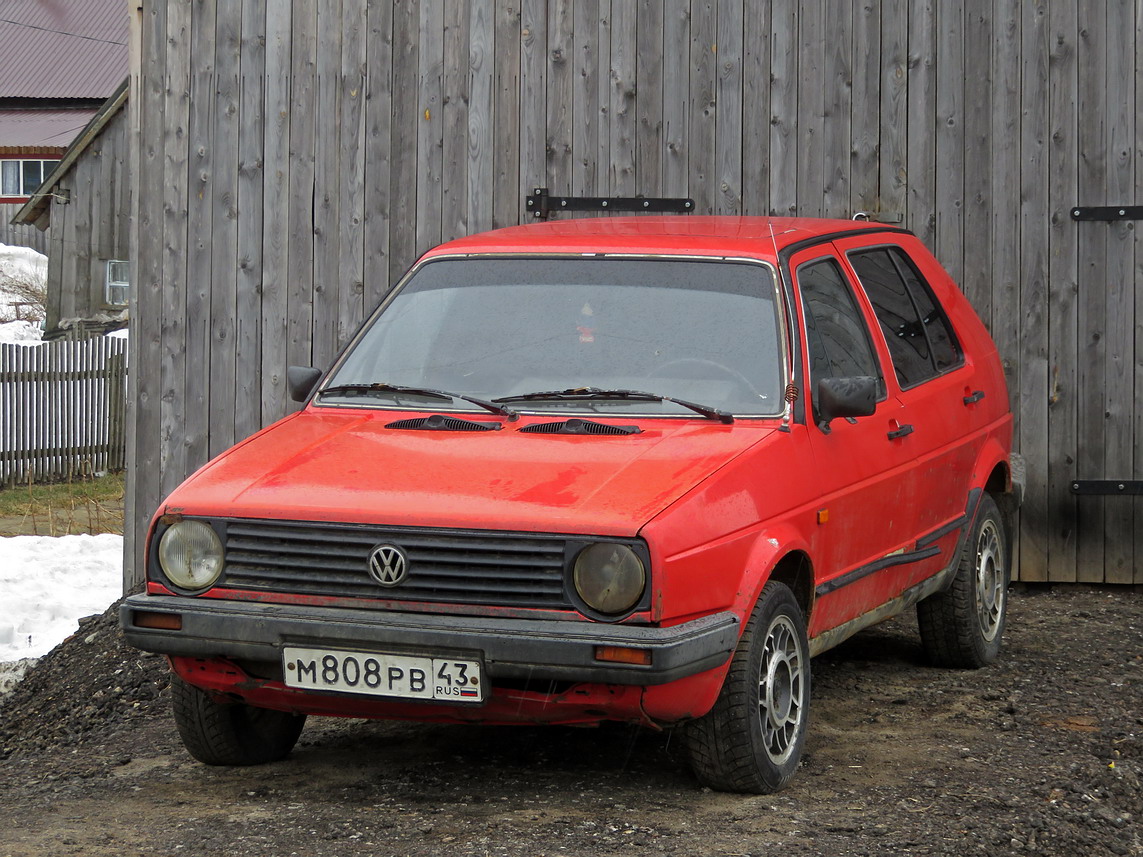 Кировская область, № М 808 РВ 43 — Volkswagen Golf (Typ 19) '83-92