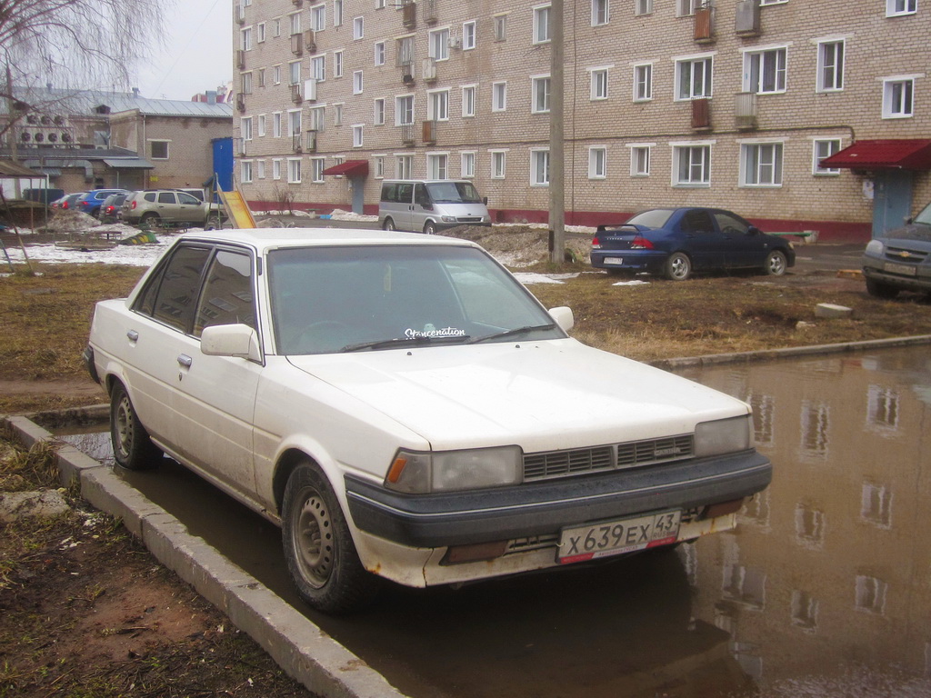 Кировская область, № Х 639 ЕХ 43 — Toyota Carina (AT150) '84-88